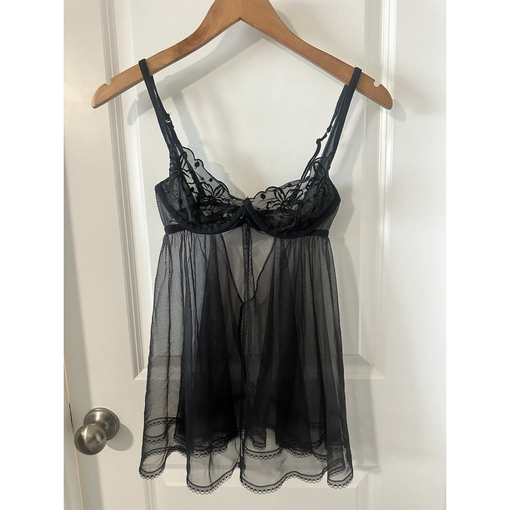 Victorias Secret Black Top Lace 34C‎